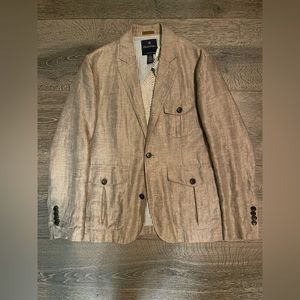 Brooks Brothers Linen Safari Sport Coat Men's Small